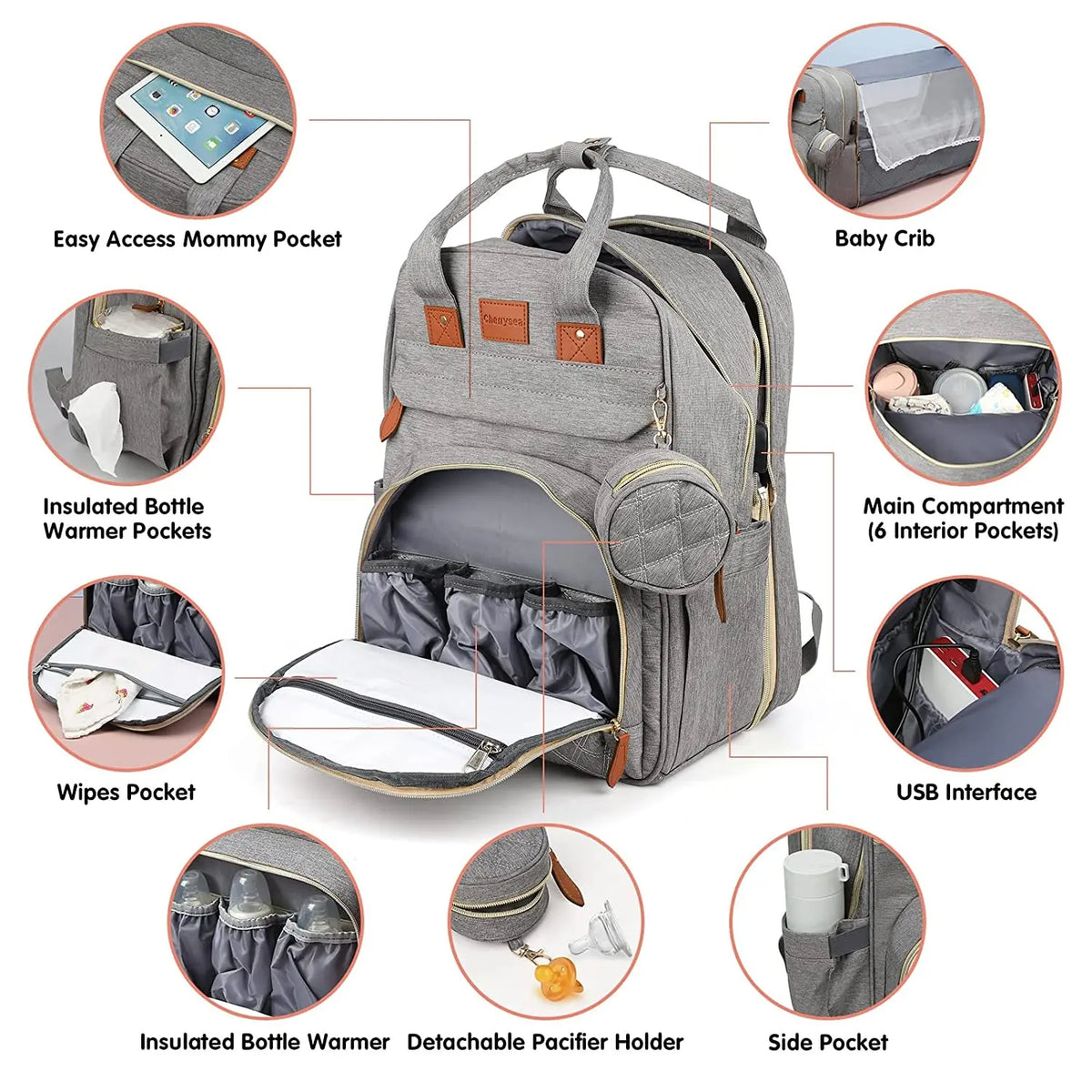 BabyBound™ 3-in-1 TravelNest BackPack